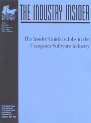 Cover of: The Insider Guide to Jobs in the Computer Software Industry (The WetFeet.com Insider Guide)