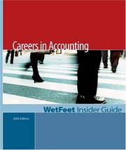 Cover of: Careers in Accounting: WetFeet Insider Guide (Wetfeet Insider Guide)