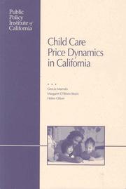 Cover of: Child Care Price Dynamics in California