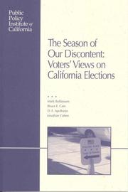 The Season of Our Discontent by Mark Baldassare