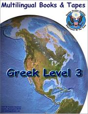 Cover of: Greek Level 3 (Intensive Tape Series) by P Sapountzis, P Sapountzis