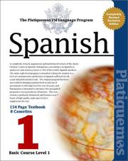 Cover of: Platiquemos Spanish Level One (8 Cassettes and Book)