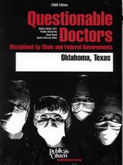 Questionable doctors by Sidney M. Wolfe, Phyllis McCarthy, Alana Bame, Benita Marcus Adler