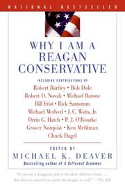 Cover of: Why I Am a Reagan Conservative by Michael K. Deaver