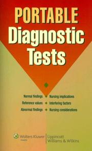 Cover of: Portable Diagnostic Tests by Springhouse