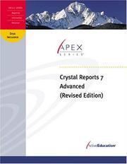 Cover of: ActiveEducation's Crystal Reports 7 Advanced (Revised Edition) by ActiveEducation