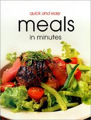 Cover of: Quick & Easy Meals in Minutes