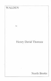 Cover of: Walden (Twelve-Point) by Henry David Thoreau