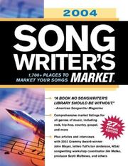 Cover of: 2004 Songwriter's Market (Songwriter's Market, 2004) by Ian Bessler