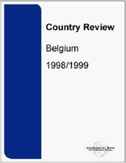 Cover of: Country Review, Belgium 1998/1999