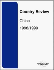 Cover of: Country Review, China 1998/1999