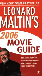 Cover of: Leonard Maltin's 2006 Movie Guide by Leonard Maltin