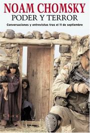 Cover of: Poder y terror by Noam Chomsky, Noam Chomsky