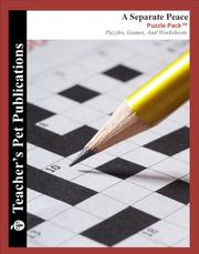 Cover of: Puzzle Pack: A Separate Peace