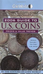 Cover of: Coin World 2006 Guide to U.S. Coins by Coin World editors