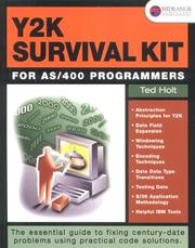 Cover of: Y2K Survival Kit for AS/400 Programmers