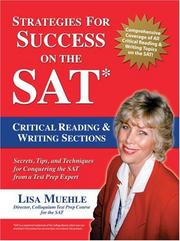 Cover of: Strategies for Success on the SAT: Critical Reading & Writing Sections: Secrets, Tips and Techniques for Conquering the SAT from a Test Prep Expert