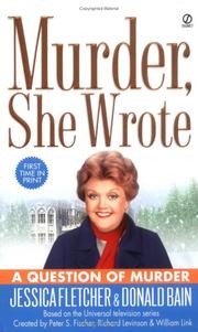 Cover of: A Question of Murder