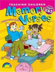 Cover of: TEACHING CHILDREN MEMORY VERSES, AGES 2&3
