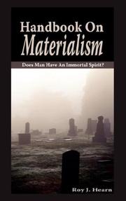 Cover of: Handbook On Materialism by Roy, J Hearn