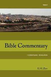 Cover of: Zerr Bible Commentary Vol. 6 1 Corinthians - Revelation (Zerr Bible Commentary)