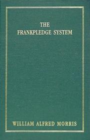Cover of: The Frankpledge System