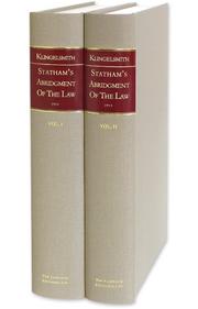 Statham's Abridgment of the Law by Nicholas Statham