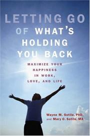 Cover of: Letting go of what's holding you back