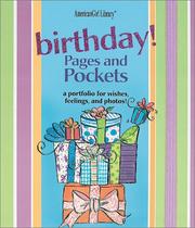 Cover of: Birthday Pages and Pockets: A Portfolio for Wishes, Feelings, and Photos! (American Girl Library)