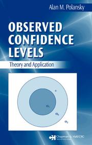 Cover of: Observed Confidence Levels by Alan M. Polansky