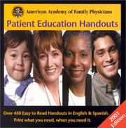 Cover of: AAFP Patient Education Handouts, 2001
