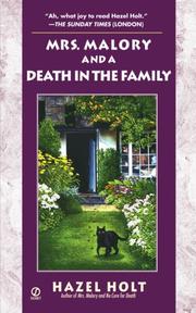 Cover of: Mrs. Malory and A Death In the Family (Mrs. Malory)