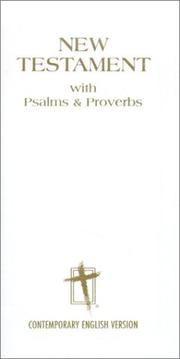 Cover of: New Testament with Psalms & Proverbs-Cev