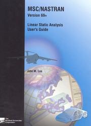 Cover of: MSC/NASTRAN Linear Static Analysis User's Guide