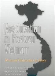 Cover of: Reeducation in Postwar Vietnam by Huynh Van Chinh, Tran Van Phuc, Le Nguyen Binh