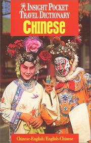 Cover of: Insight Pocket Travel Dictionary Chinese by Peter Terrell