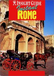Cover of: Insight Guide Instant Rome