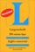 Cover of: Langenscheidt 100 Cartas Tipo Ingles Commercial Dictionary (Langenscheidt Pocket Dictionaries)
