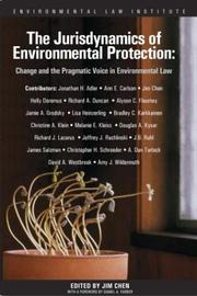 Cover of: The Jurisdynamics of Environmental Protection by Jim Chen