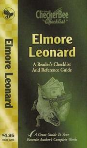 Cover of: Elmore Leonard | Checker Bee Publishing