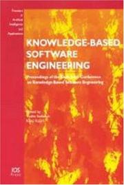 Knowledge-based software engineering by Joint Conference on Knowledge-Based Software Engineering (4th 2000 Brno, Czech Republic), Masa-Aki Hashimoto, JOINT CONFERENCE ON KNOWLEDGE-BASED SOFT