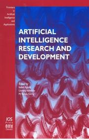 Cover of: Artificial Intelligence Research and Development (Frontiers in Artificial Intelligence and Applications,)