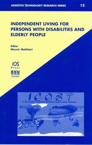 Cover of: Independent Living for Persons With Disabilities and Elderly People (Assistive Technology Research Series,) | INTERNATIONAL CONFERENCE ON SMART HOMES