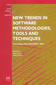 New trends in software methodologies, tools, and techniques cover