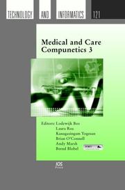 Cover of: Medical And Care Compunetics 3 (Studies in Health Technology and Informatics) (Studies in Health Technology and Informatics)