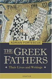 Cover of: The Greek Fathers by Adrian Fortescue