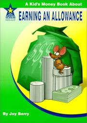 Cover of: Earning an Allowance by Joy Berry