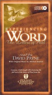 Cover of: Experiencing the Word: The Letters of Paul (Holman Christian Standard Bible)