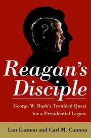 Cover of: Reagan's Disciple by Lou Cannon, Carl M. Cannon
