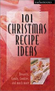 Cover of: 101 Christmas Recipe Ideas